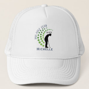 Persoonlijke Golfclubnaam Klassiek Trucker Pet