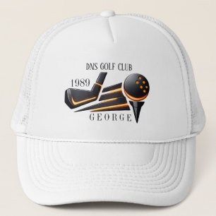 Persoonlijke Golfclubnaam Klassiek Trucker Pet