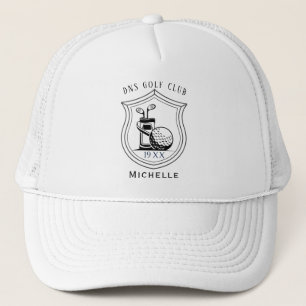Persoonlijke Golfclubnaam Klassieke Truckerhoed Trucker Pet
