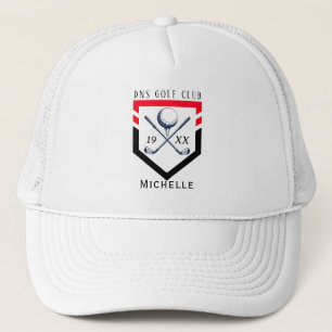 Persoonlijke Golfclubnaam Klassieke Truckerhoed Trucker Pet