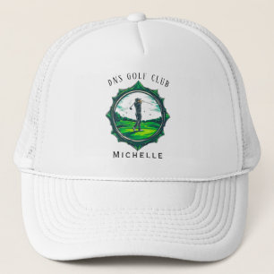 Persoonlijke Golfclubnaam Klassieke Truckerhoed Trucker Pet