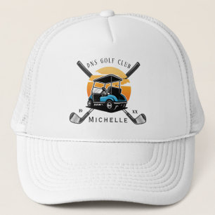 Persoonlijke Golfclubnaam Klassieke Truckerhoed Trucker Pet