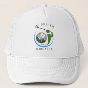 Persoonlijke Golfclubnaam Klassieke Truckerhoed Trucker Pet
