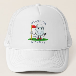 Persoonlijke Golfclubnaam Klassieke Truckerhoed Trucker Pet