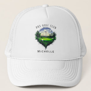 Persoonlijke Golfclubnaam Klassieke Truckerhoed Trucker Pet