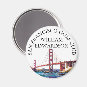 Persoonlijke Golfclubnaam San Francisco Magneet