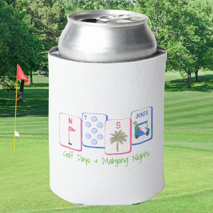 Persoonlijke golfdagen & mahjong-avonden feest blikjeskoeler