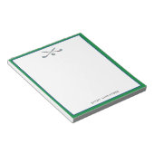 Persoonlijke Golfer Notitieblok (Schuin)