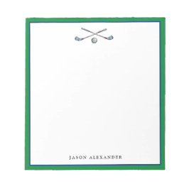 Persoonlijke Golfer Notitieblok