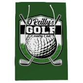 Persoonlijke Golfer Speler Pro Golf Country Club  Medium Cadeauzakje (Voorkant)