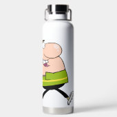 Persoonlijke Golfers Waterfles (Achterkant)