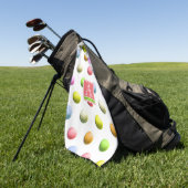 Persoonlijke golfhanddoek voor dames (Groen)