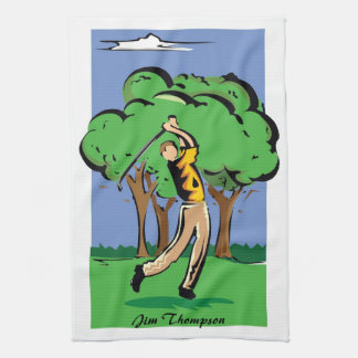 Persoonlijke Golfhanddoeken Theedoek