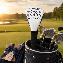 Persoonlijke Golfhoes 'Beste Papa ter Wereld' Golfheadcover