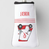 Persoonlijke Golfkar Monogram Naam Hoofddeksel Golfheadcover (Draai 90)