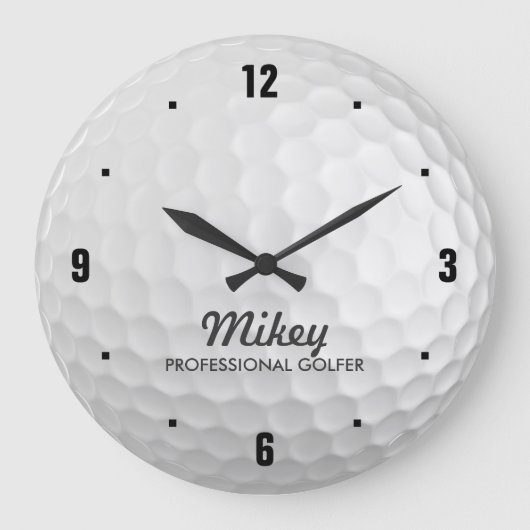 Persoonlijke Golfklok Grote Klok (Voorkant)
