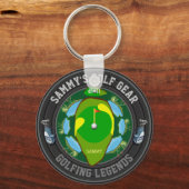 Persoonlijke GolfSleutelhanger Sleutelhanger (Voorkant)