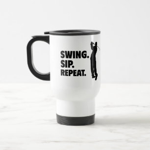 Persoonlijke Golfswing Slurpen Herhalen Reisbeker