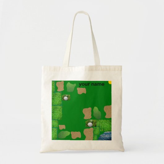 persoonlijke golftas tote bag (Voorkant)