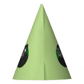 Persoonlijke Gorilla Cartoon Party Pet Feesthoedjes (Achterkant)