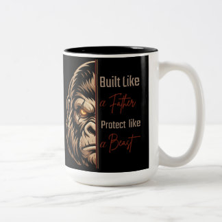 Persoonlijke Gorilla Papa Mok Custom Naam Cadeau