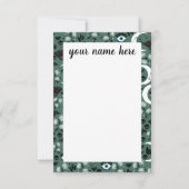 Persoonlijke Gothic Moths Notecards Bedankkaart (Voorkant)