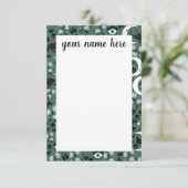 Persoonlijke Gothic Moths Notecards Bedankkaart (Staand voorkant)