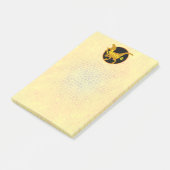 Persoonlijke Gouden Dinosaurus Post-it® Notes (Schuin)