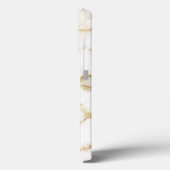Persoonlijke gouden-effect marmeren naam Case-Mate iPhone case (Achterkant / Links)