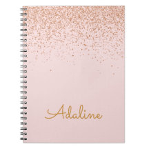 Persoonlijke gouden glitter monogramnaam