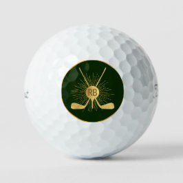 Persoonlijke Gouden Golfclubs Golfballen
