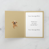 Persoonlijke gouden retriever * kaart (Binnen)