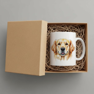 Persoonlijke gouden retriever mok