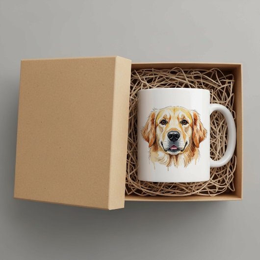 Persoonlijke gouden retriever mok