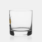 Persoonlijke Gouden Zwarte Afstudeerklas van 2026 Whisky Glas (Links)