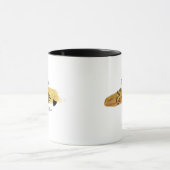 Persoonlijke Gouden & Zwarte Moderne Chic Bruids T Mok (Midden)