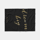 Persoonlijke goudkoorts grote banket fleece deken (Voorkant (Horizontaal))