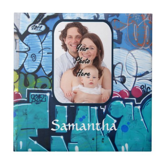 Persoonlijke graffiti tegeltje (Voorkant)