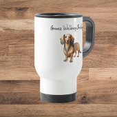 Persoonlijke 'Gram's Walking Buddy' -teckel Reisbeker