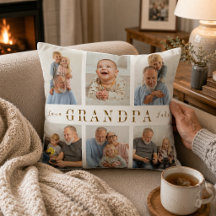 Persoonlijke Grandpa-werp kussen