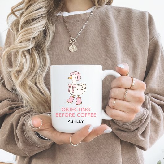 Persoonlijke grappige advocaat mok cadeau voor vro