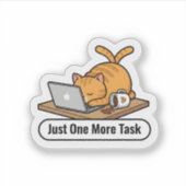 Persoonlijke Grappige AI Kat Meme Collectie Sticker (Voorkant)