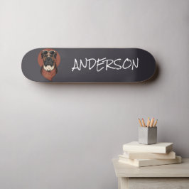 Persoonlijke grappige Boxer Persoonlijk Skateboard