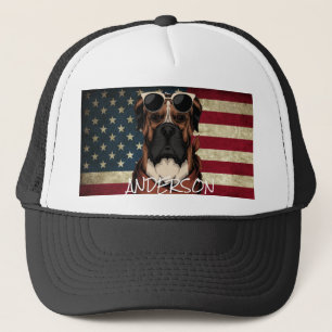 Persoonlijke grappige Boxer Trucker Pet