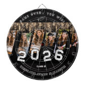 Persoonlijke Grappige Cadeau Foto Afstuderen Dartbord (Voorkant)