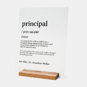 Persoonlijke Grappige Definitie van Vrouwelijke Sc Acryl Bord