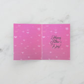 Persoonlijke Grappige Foto van Huisdier Vaderdag Kaart (Binnen)