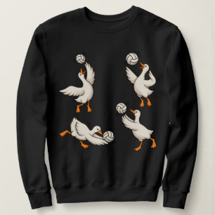 Persoonlijke Grappige Gans Volleyball Speler Trend Trui