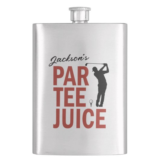 Persoonlijke Grappige Golf Par Tee Juice Flacon (Voorkant)