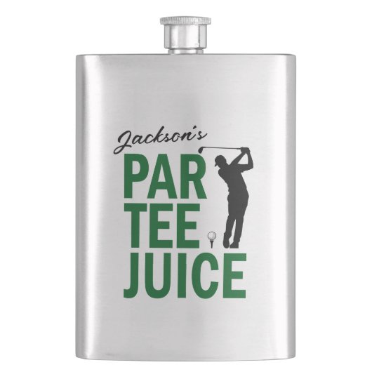 Persoonlijke Grappige Golf Par Tee Juice Flacon (Voorkant)